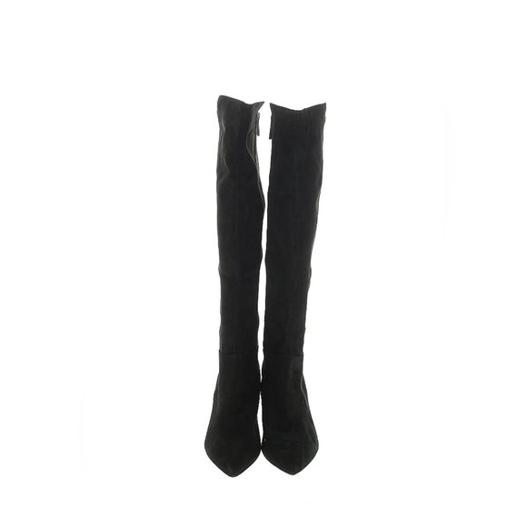 Black Over-the-Knee Women's Boots - Picture 1 of 2